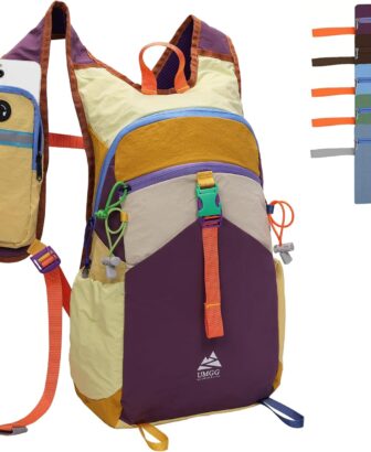 15L Small Hiking Backpack Travel Daypack Colorful Lightweight Packable Foldable Casual Backpack for Women Men