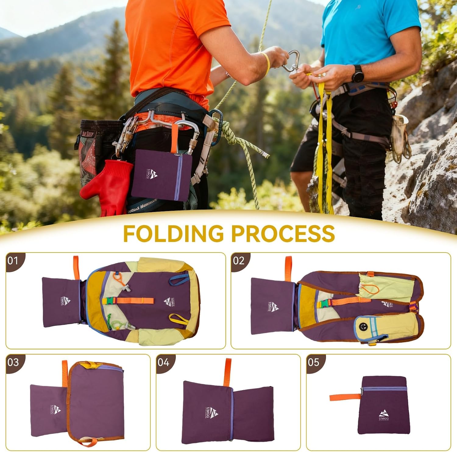 15L Small Hiking Backpack Travel Daypack Colorful Lightweight Packable Foldable Casual Backpack for Women Men - Image 6